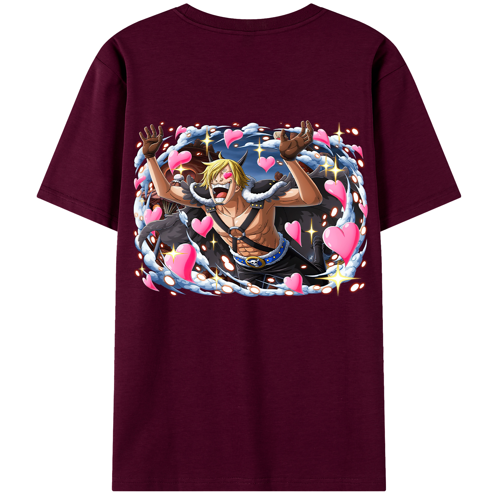 （画像用） ワンピース サンジ ONE PIECE Sanji レディース半袖Tシャツ(バックプリント)
